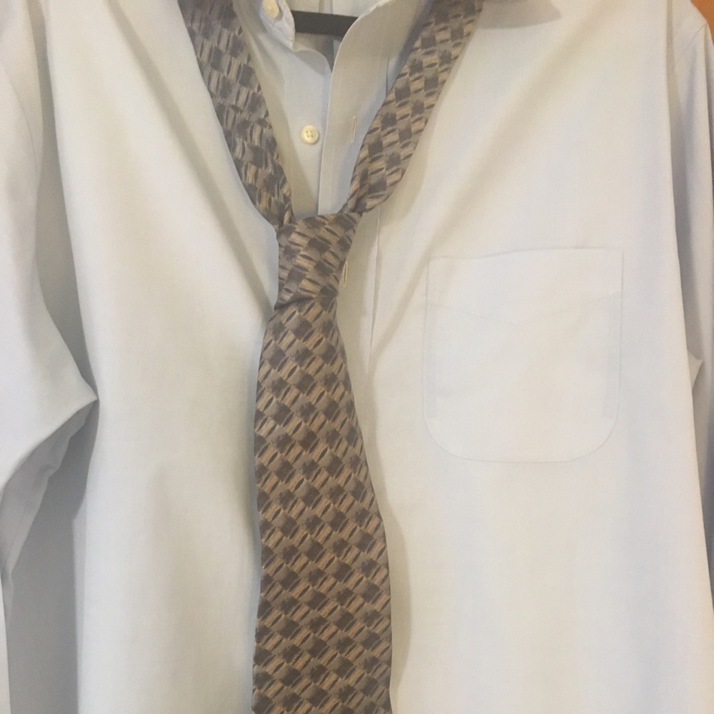 Geoffrey Beene Gray & Blue Tie